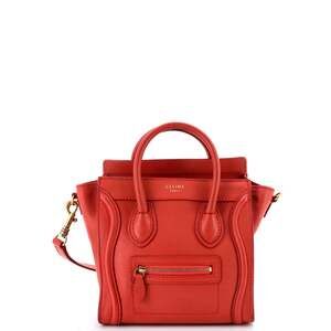 Celine Luggage Bag Smooth Leather Nano #252667C16B